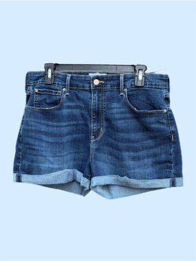 Levis Women's Size 18 Blue‎ Denim Medium Wash 5" Jeans Shorts